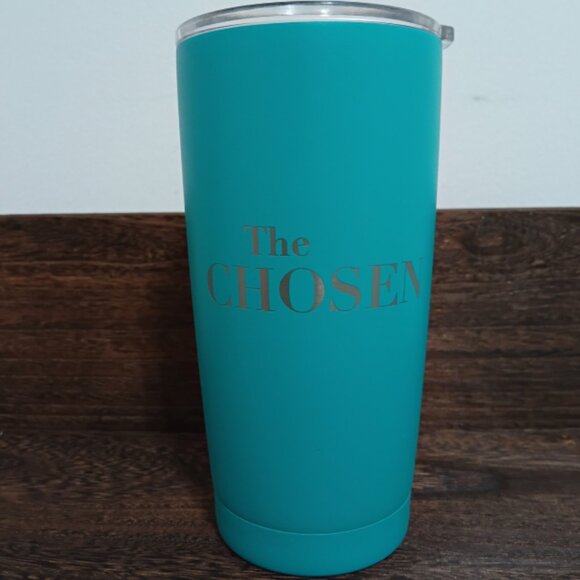 The Chosen (TV Series) 20 oz Stainless Steel Tumbler / Coffee Cup in Teal - Picture 4 of 4